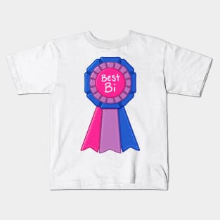 Best Bi Ribbon Bisexual Pride LGBTQ Kids T-Shirt